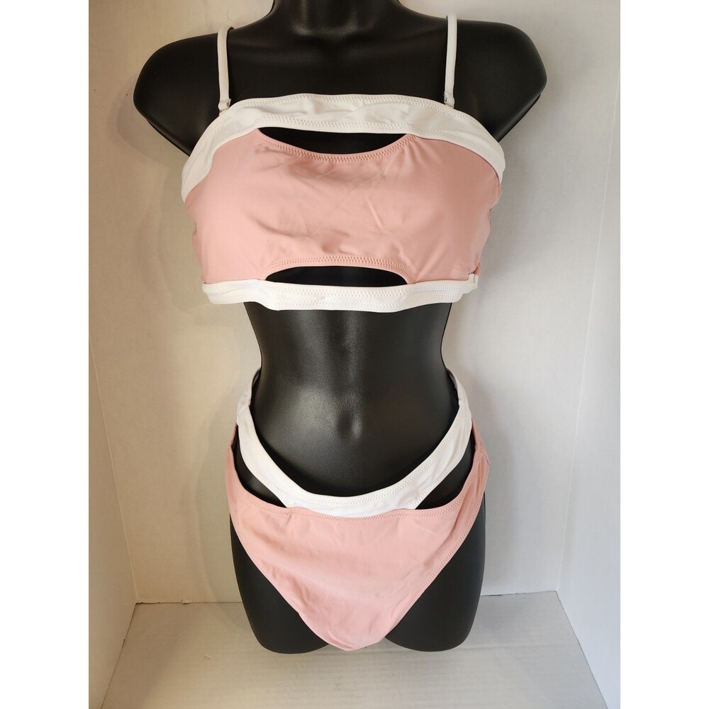 Live Life On The Beach Women's  2 piece Bathing suit  Size Large NWT